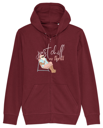 Moș Crăciun Just Chill No Thrill  Burgundy