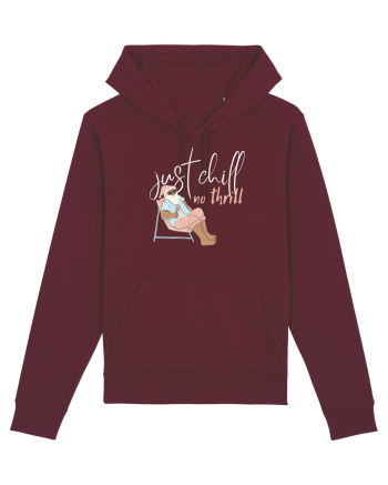 Moș Crăciun Just Chill No Thrill  Burgundy