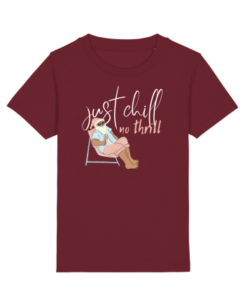 Moș Crăciun Just Chill No Thrill  Burgundy