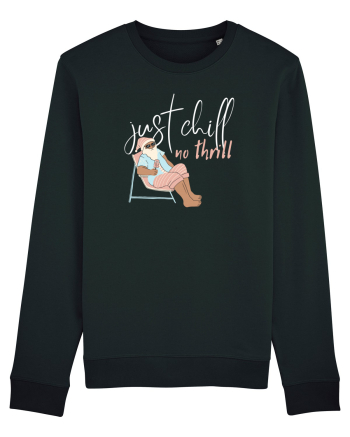Moș Crăciun Just Chill No Thrill  Black