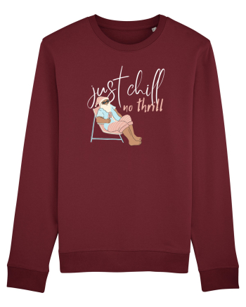 Moș Crăciun Just Chill No Thrill  Burgundy