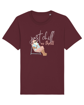 Moș Crăciun Just Chill No Thrill  Burgundy