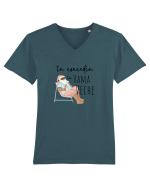 Moș Crăciun în Vama Veche Tricou mânecă scurtă guler V Bărbat Presenter