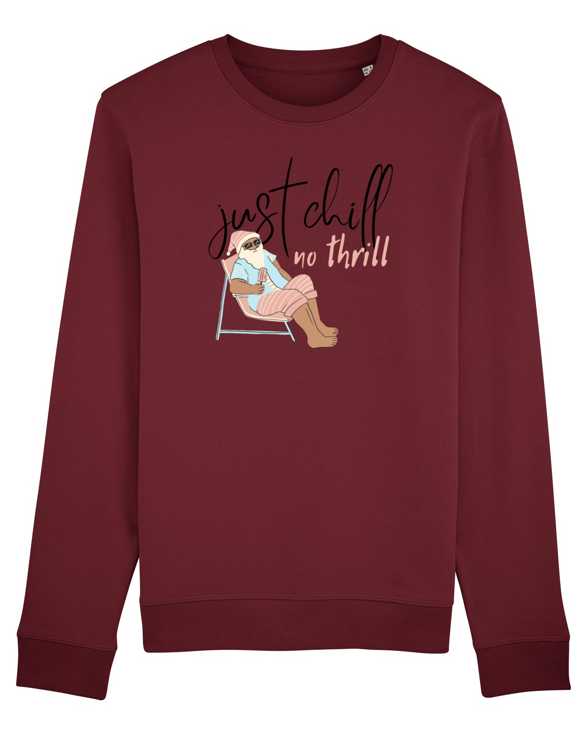Bluză mânecă lungă Unisex Rise Burgundy