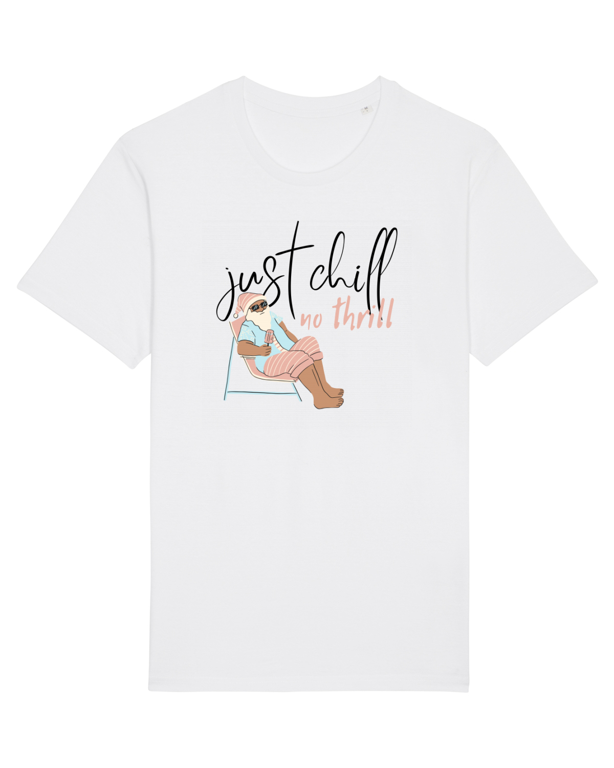Tricou mânecă scurtă Unisex Rocker White