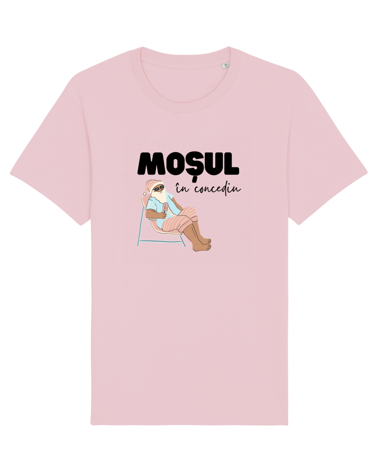Tricou mânecă scurtă Unisex Rocker Cotton Pink