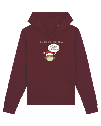 Dreaming of a White Christmas (bufniță)  Burgundy