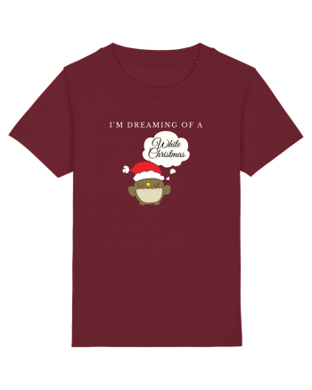 Dreaming of a White Christmas (bufniță)  Burgundy