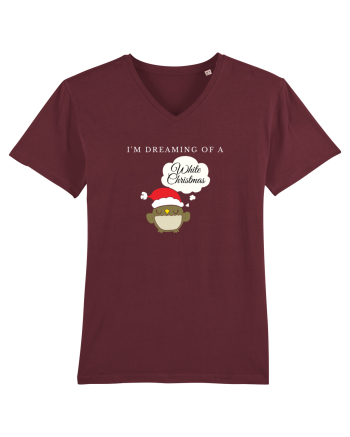 Dreaming of a White Christmas (bufniță)  Burgundy