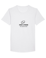 yoga language school Tricou mânecă scurtă guler larg Bărbat Skater
