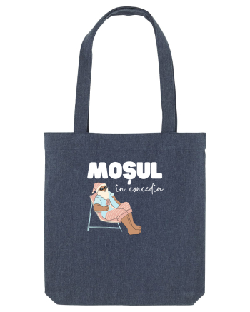 Moș Crăciun în Concediu (alb)  Midnight Blue