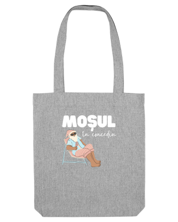 Moș Crăciun în Concediu (alb)  Heather Grey