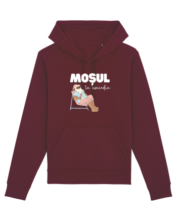 Moș Crăciun în Concediu (alb)  Burgundy