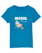 Moș Crăciun în Concediu (alb)  Tricou mânecă scurtă  Copii Mini Creator