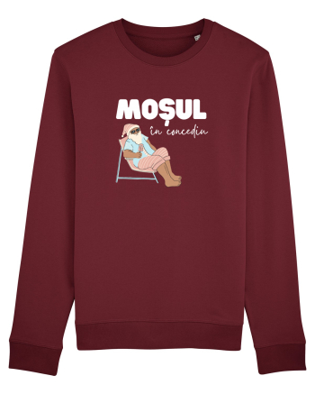 Moș Crăciun în Concediu (alb)  Burgundy