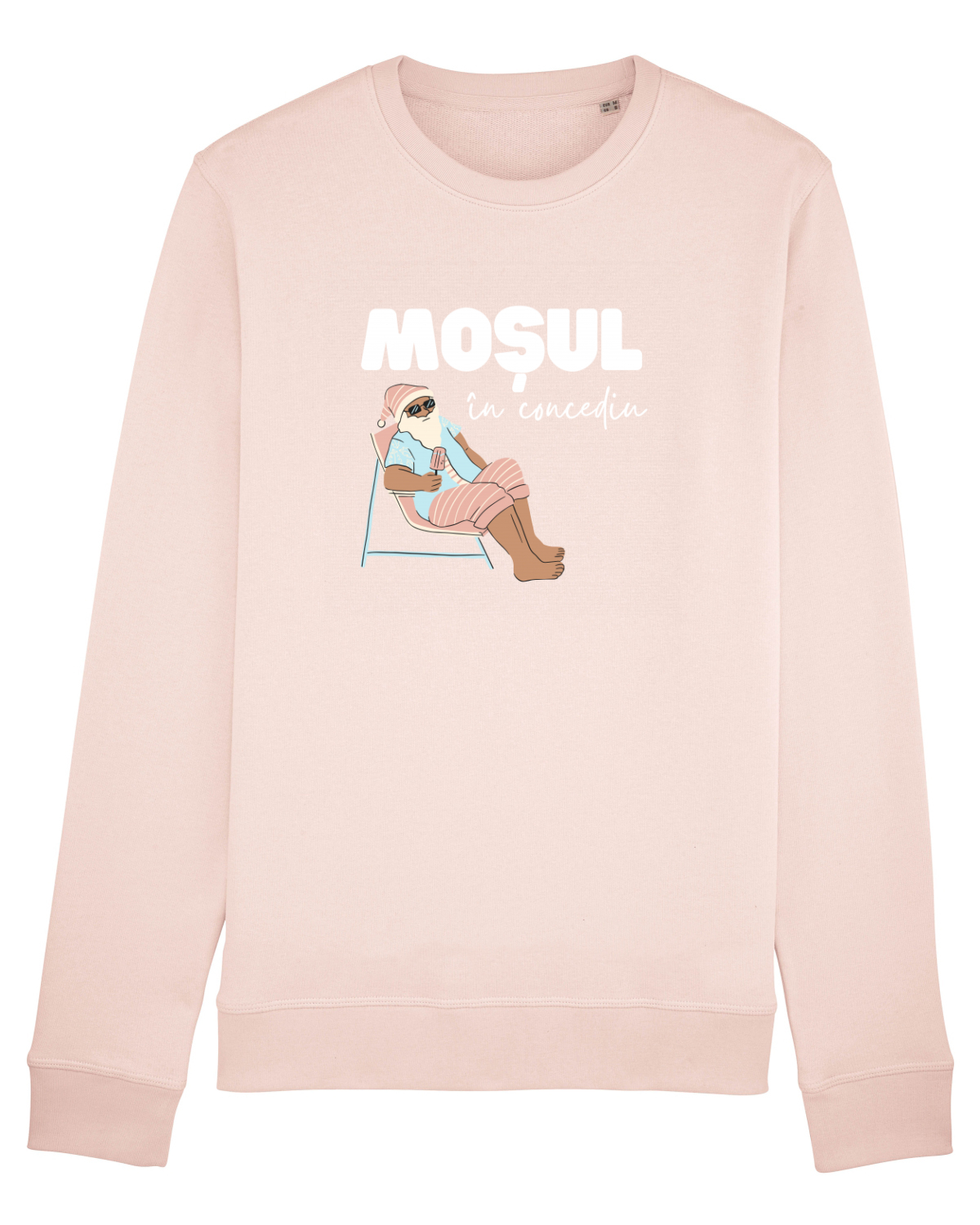 Bluză mânecă lungă Unisex Rise Candy Pink