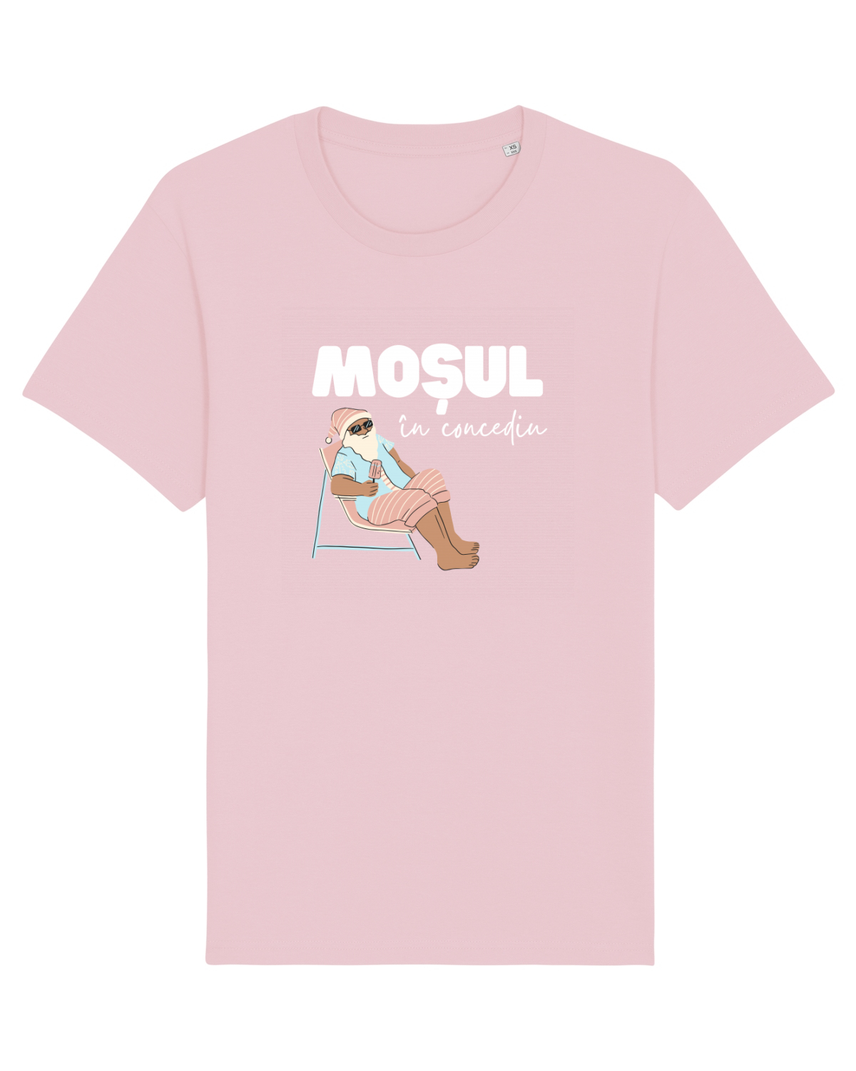 Tricou mânecă scurtă Unisex Rocker Cotton Pink