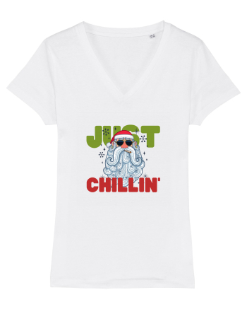 Moș Crăciun Just Chillin' White