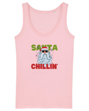 Santa Chillin' Cotton Pink