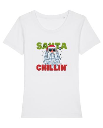 Santa Chillin' White