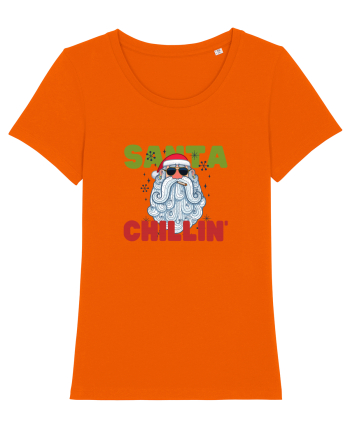 Santa Chillin' Bright Orange