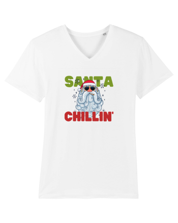 Santa Chillin' White