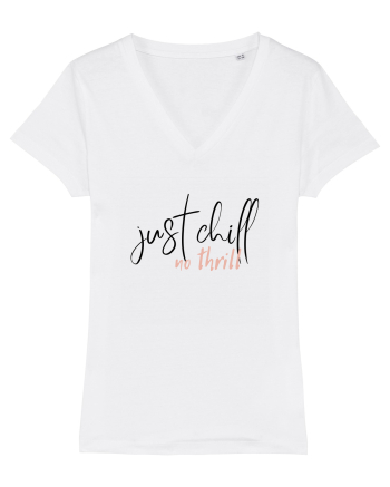 Just Chill No Thrill (negru)  White