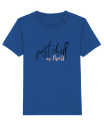 Just Chill No Thrill (negru)  Tricou mânecă scurtă  Copii Mini Creator