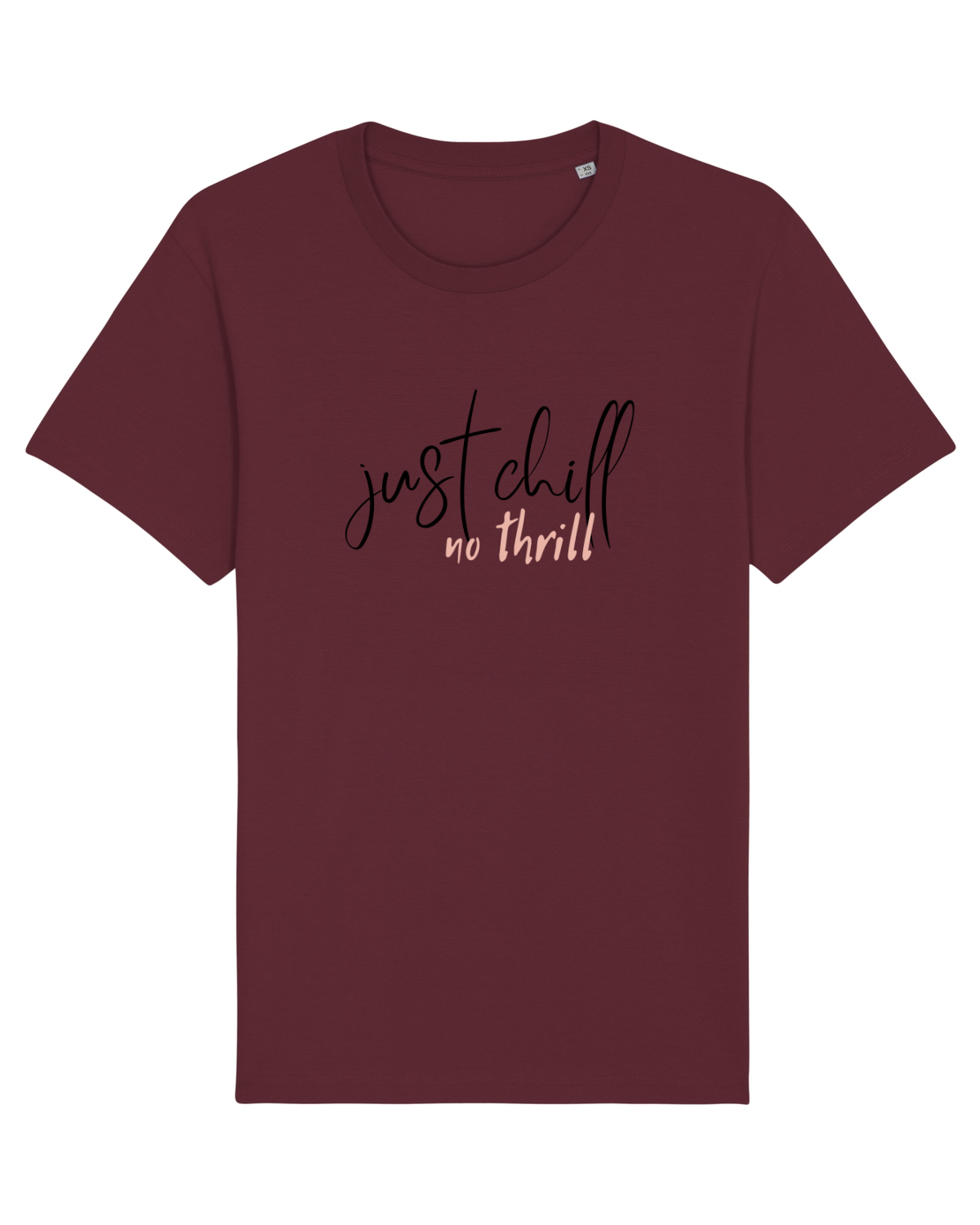 Tricou mânecă scurtă Unisex Rocker Burgundy