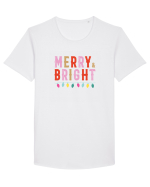 Merry and Bright Tricou mânecă scurtă guler larg Bărbat Skater