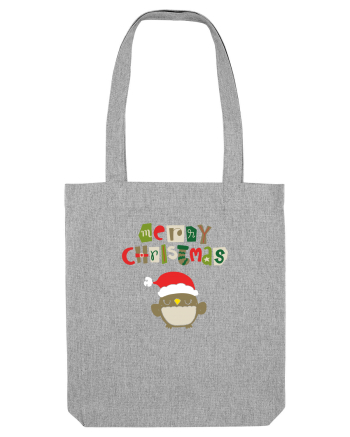 Merry Christmas bufniță Heather Grey