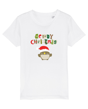 Merry Christmas bufniță White