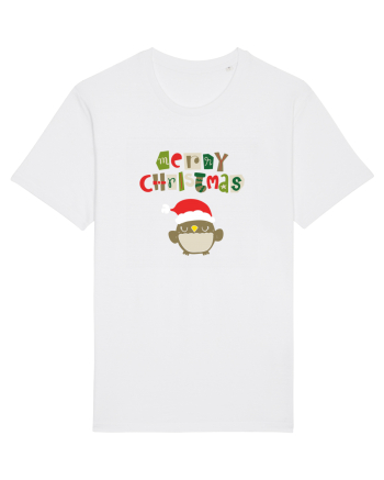 Merry Christmas bufniță White