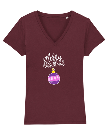 Merry Christmas (glob mov)  Burgundy
