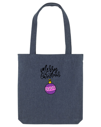 Merry Christmas (glob mov) negru Midnight Blue