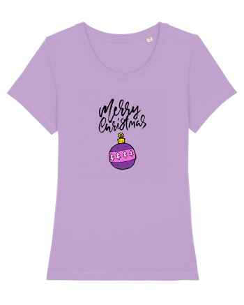 Merry Christmas (glob mov) negru Lavender Dawn