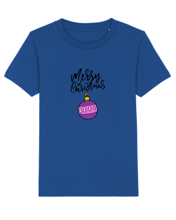 Merry Christmas (glob mov) negru Majorelle Blue