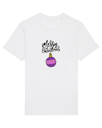 Merry Christmas (glob mov) negru White