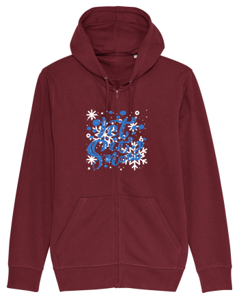 Let it Snow Burgundy