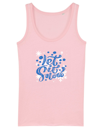 Let it Snow Cotton Pink