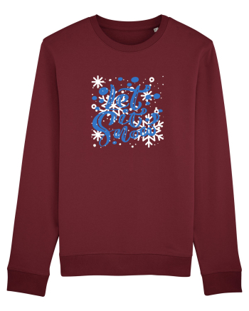 Let it Snow Burgundy