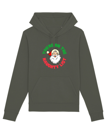 You're on the naughty list.  Khaki