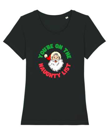 You're on the naughty list.  Black