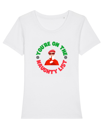 You're on the naughty list. 2 White
