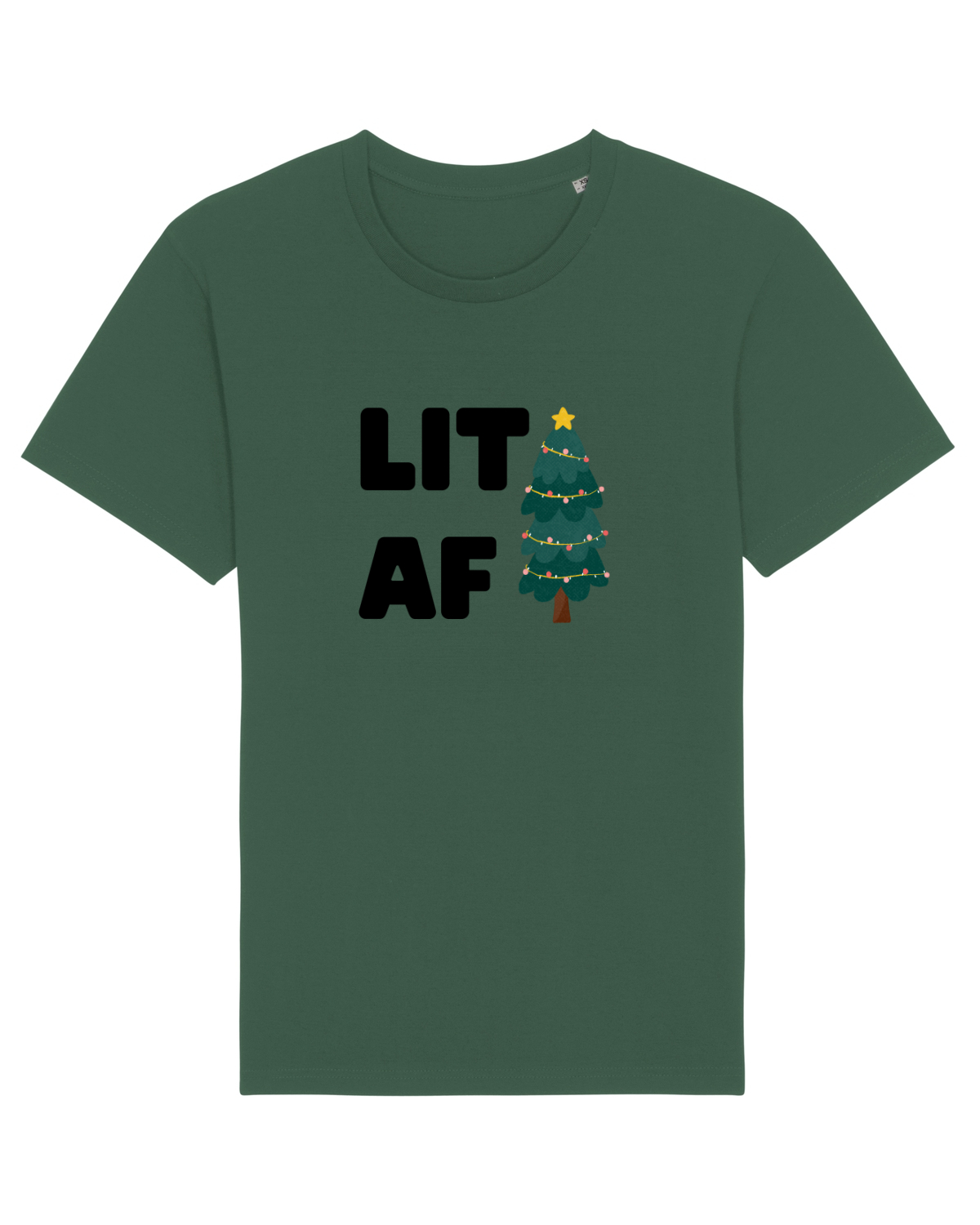 Tricou mânecă scurtă Unisex Rocker Bottle Green