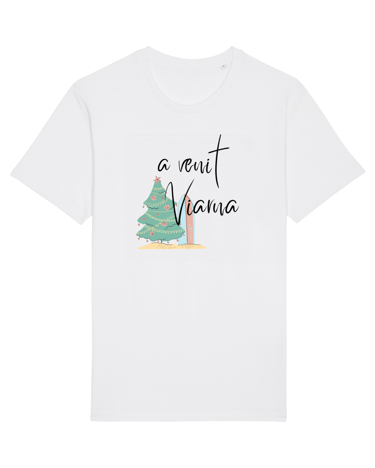 Tricou mânecă scurtă Unisex Rocker White