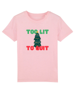 Too Lit to Quit (Brad de Crăciun)  Tricou mânecă scurtă  Copii Mini Creator