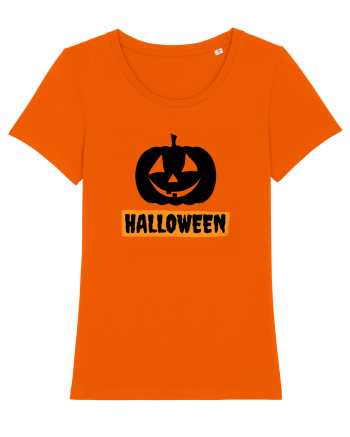 Halloween Pumpkin Black Bright Orange