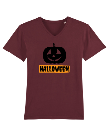 Halloween Pumpkin Black Burgundy