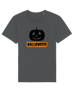Halloween Pumpkin Black Tricou mânecă scurtă Unisex Rocker